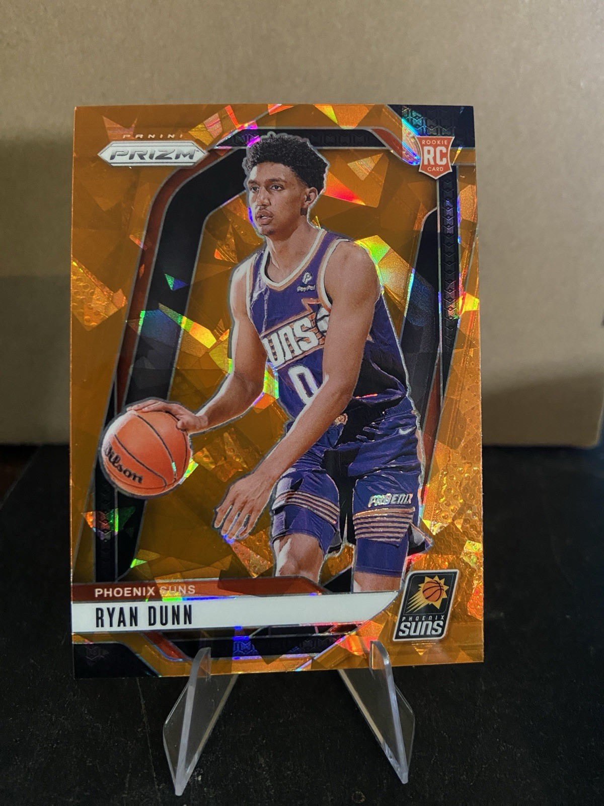 2024-25 Panini Prizm - Ryan Dunn #258 Orange Ice Prizm (RC)