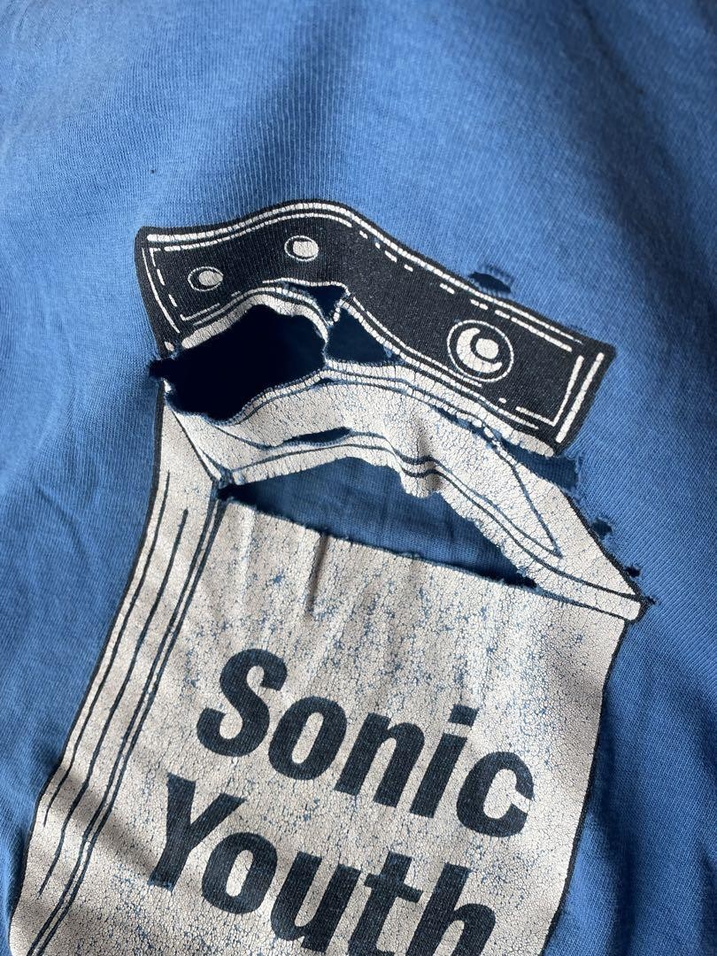 90〜00'sヴィンテージバンドtシャツSonic Youth Tシャツ 青 90 00'S VINTAGE BAND T-SHIRT SONIC YOUTH BLUE | eBay