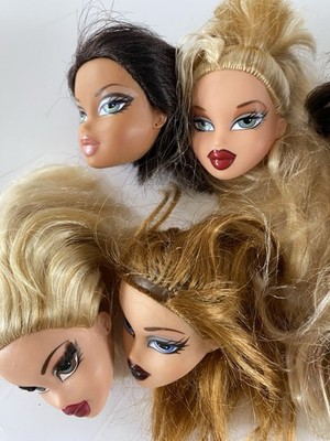 Bratz Puppenköpfe Konvolut x8 - TLC/OOAK Custom, Reroot & Ersatzteile