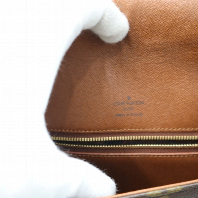 Louis Vuitton Saint-Cloud GM Shoulder Bag M51242 Monogram Brown Women's Auth thumbnail 7