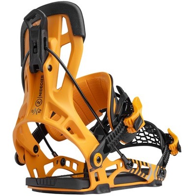 Nidecker Flow NX2 Hybrid Heckeinsteiger Snowboardbindung Mango Orange Uni NEU