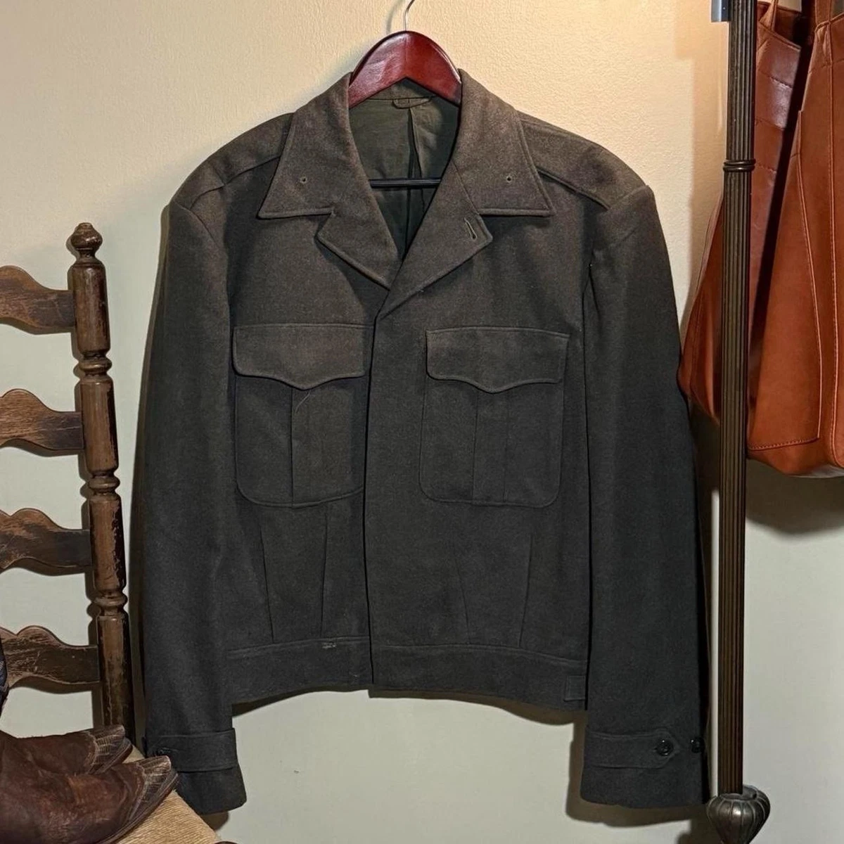 ジャケット・アウター marka WOOL MILITARY JACKET XL Wool Military Jackets for Men for sale | eBay