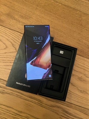 Samsung Galaxy Note 20 Ultra 5G 256 GB, SM-N986B/DS Top-Zustand, Mystik Broze 8K