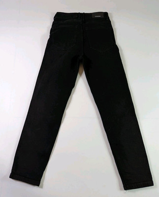 mom fit stradivarius mom jean with stretch in black