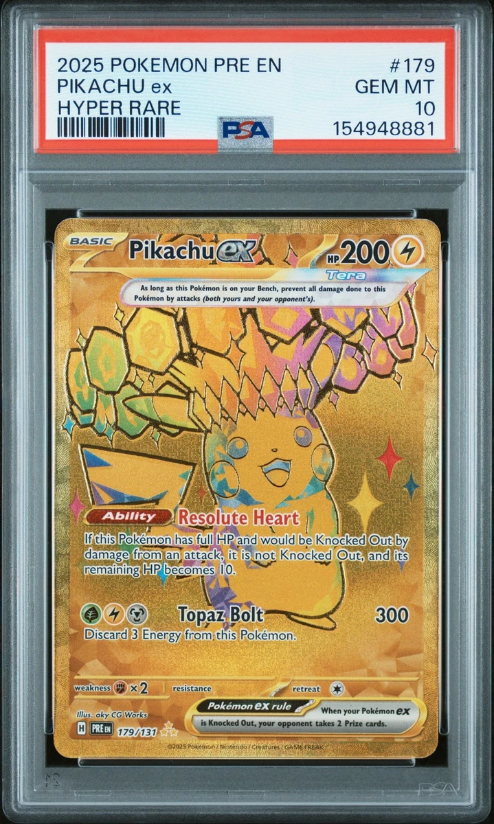 Pikachu Pokémon TCG Evolutions Rare Individual Collectible Card