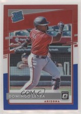2020 Donruss Optic Red White & Blue Prizm /150 Domingo Leyba #66 Rookie RC 0s8b