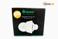 Xpelair Simply Silent Timer Extractor Fan - White - C4TSR 100mm Timer - New