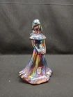 Fenton Plum Opalescent Iridized Bridesmaid Glass Doll