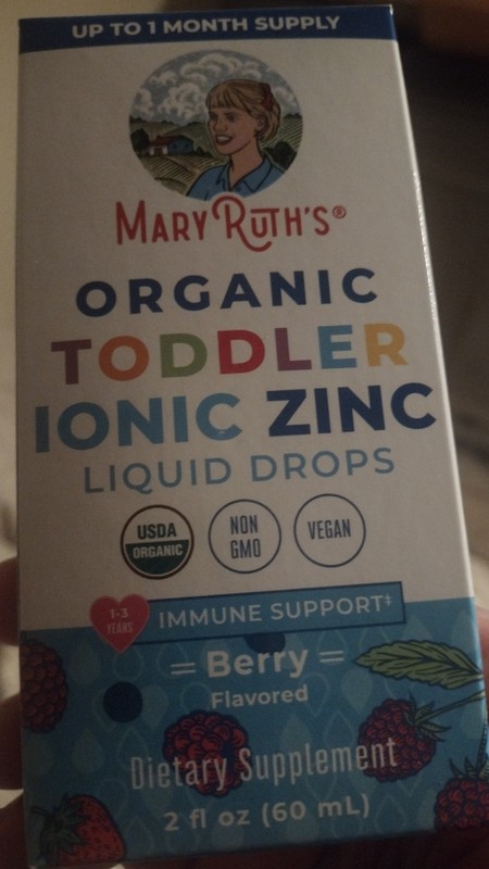 Mary Ruth's Organic Kids Ionic Zinc Liquid Drops Berry Flavored 2 fl oz