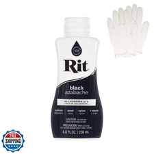 Rit Dye – Liquid Fabric Dye for Crafting, Clothing, and Décor – 8 oz. Bottle 