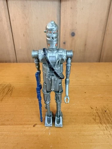 Vintage 1980 Kenner Star Wars IG-88 Action Figure ESB w/ Blue Rifle & Bandolier
