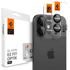 For iPhone 17 / Air | Spigen [ GlasTR Optik Pro EZ Fit ] Camera Lens Protector