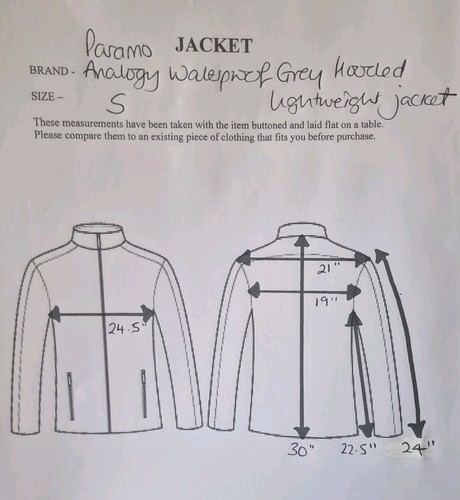 Paramo Ciclo Analogy Waterproof Grey Hooded Lightweight Cycling Jacket Size S - Picture 17 of 17