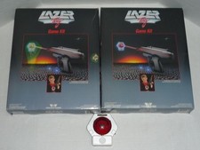 1986 WORLDS OF WONDER WOW LAZER TAG GAME 2 COMPLETE SETS WORKING EXTRAS READ