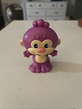 Fisher Price Mattel Laugh Learn Purple Monkey Plastic Rattle Figure 2013