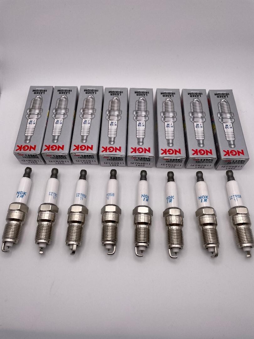 8 NEW OEM LASER IRIDIUM SPARK PLUGS 1465 IZTR5B11