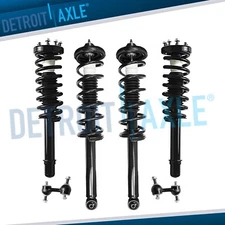 Front Rear Struts w/Coil Spring Assembly Sway Bars Kit for 2004 - 2008 Acura TSX