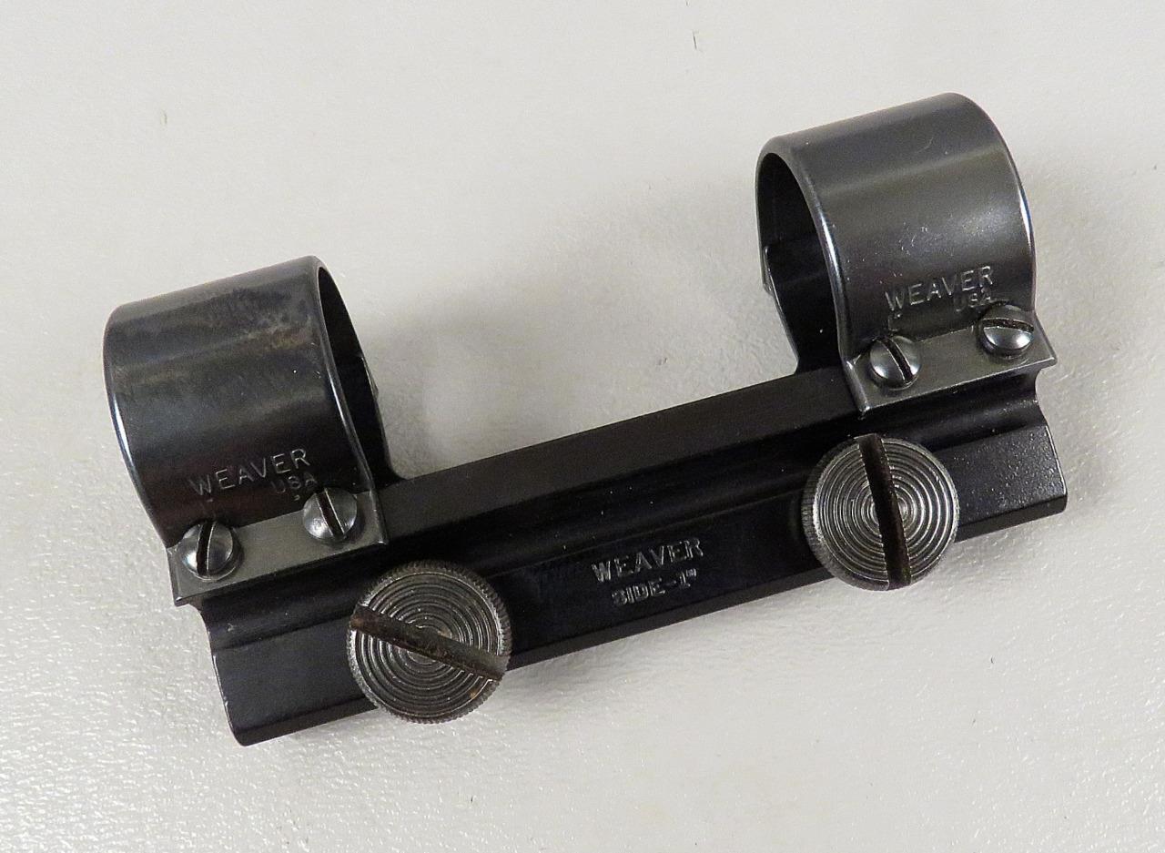 Weaver SIDE MOUNT RINGS & No8 BASE Remington Winchester Shotguns Gun