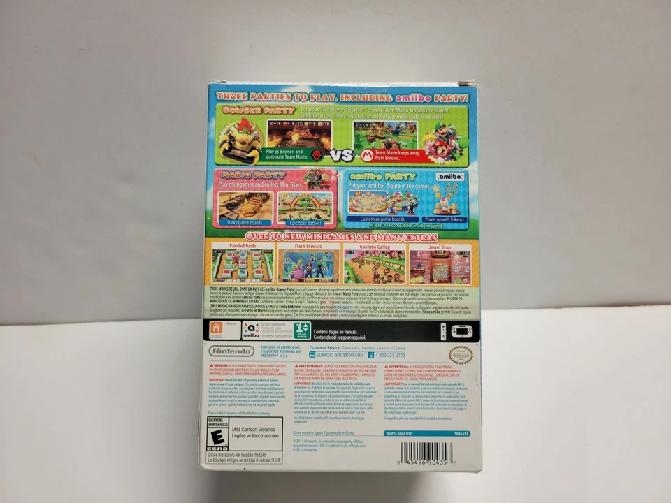 Mario Party 10 + Princess Peach Amiibo Bundle (Nintendo Wii U) BRAND NEW SEALED - Image 2 of 4
