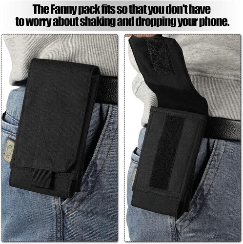 Borsa Molle esercito tattico cintura cellulare custodia fondina per iPhone Samsung - Foto 9 di 12