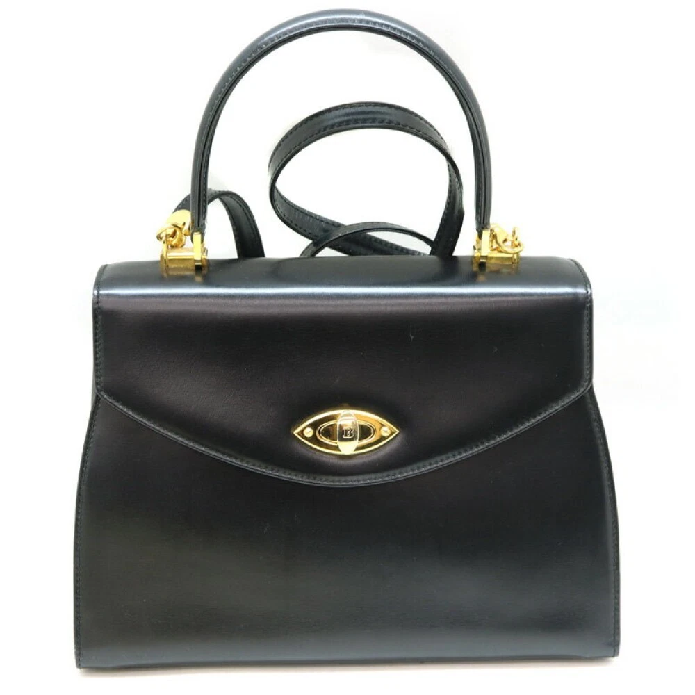 Bally 2WAY bag black Authentic from Japan | eBay