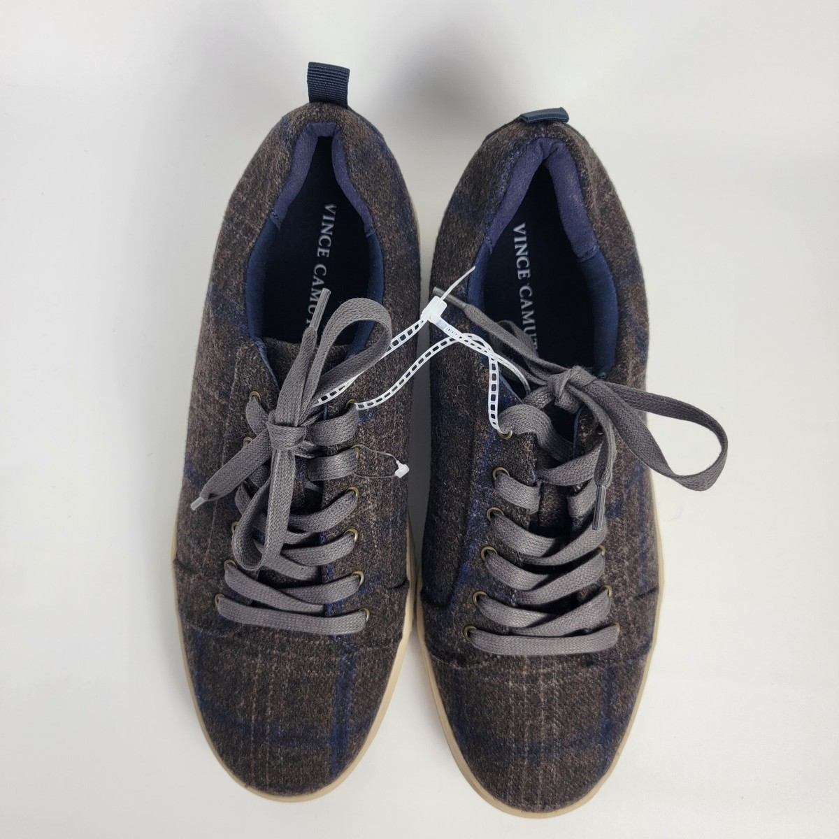 Vince Camuto Hardell Casual Sneakers Shoes Brown Navy  display picture 3