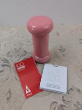 Alessi MP0210 Salt, Pepper and Spice Grinder in Beech-Wood, Pink 100 Values Coll