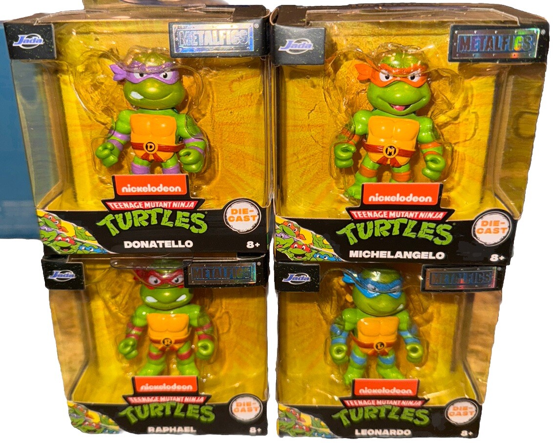 Teenage Mutant Ninja Turtles フィギュアセット 24 Teenage Mutant Ninja Turtles MetalFigs Die-Cast Complete Set of