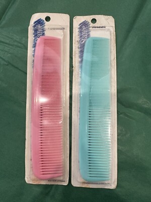 Vintage Stance LOT Of 2 Unbreakable Combs Unopened Pink & Green 90 s Y2k NEW