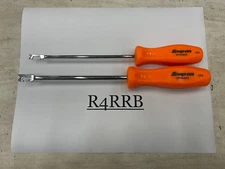 Snap-on Tools USA NEW 2pc ORANGE Hard Handle Push-Pull Spring Tool Lot Set
