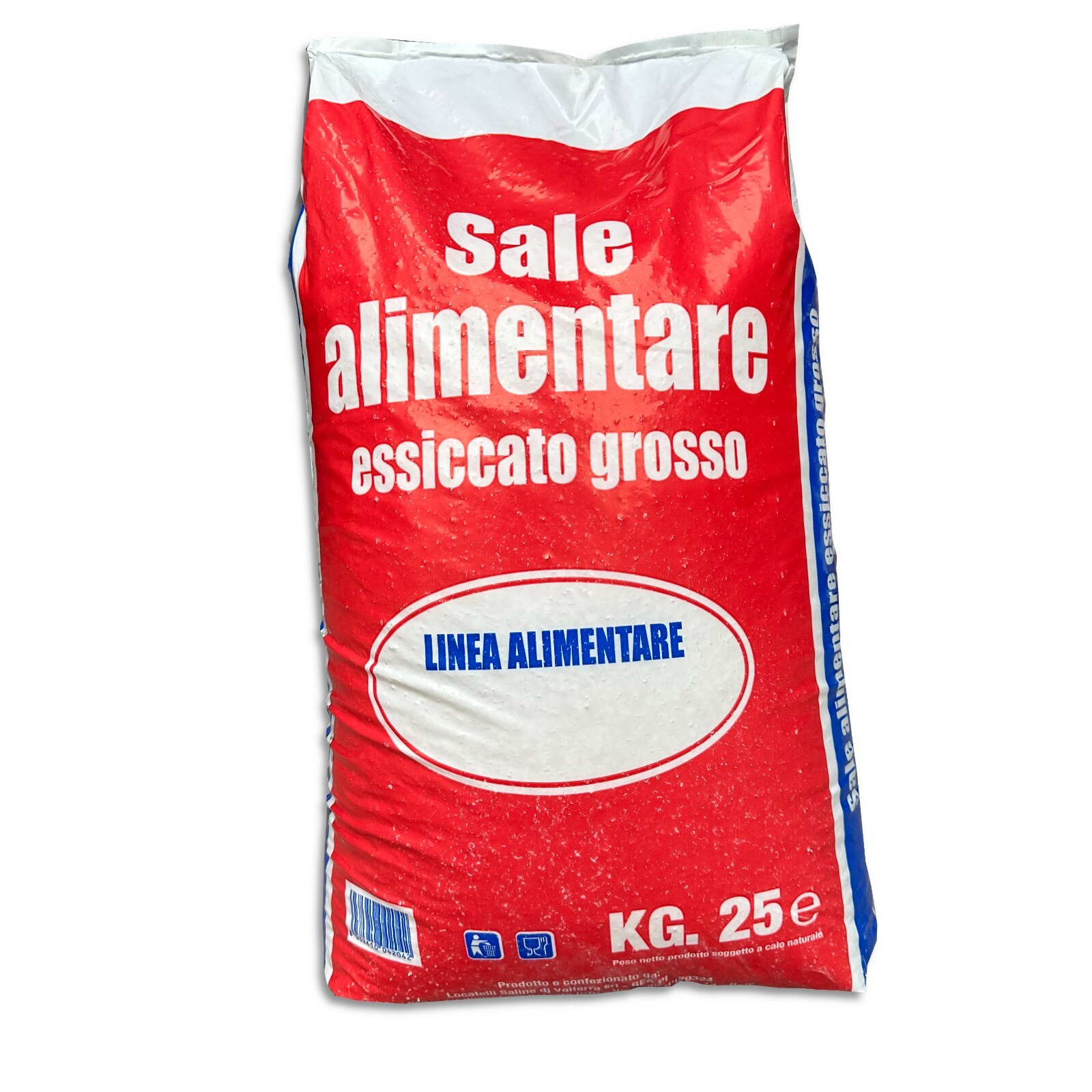 Sale Grosso Marino Uso Alimentare Lavato e Essiccato Confezione 25kg