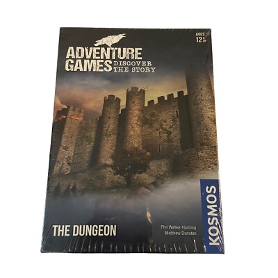 Kosmos Adventure Games: The Dungeon Discover The Story 1-4 Player Board Game 12+