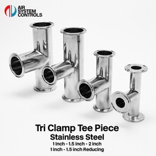 Tri Clamp Tee - T Piece Fitting - Adapter - Stainless Steel