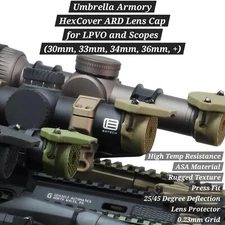 HexCover ARD Killflash Cap Combo for LPVO & Scopes