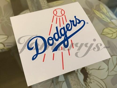 "Calcomanía adhesiva con logotipo de béisbol de los Dodgers de Los Ángeles MLB #Dodgers 2-18"" impermeable" - Imagen 6 de 6