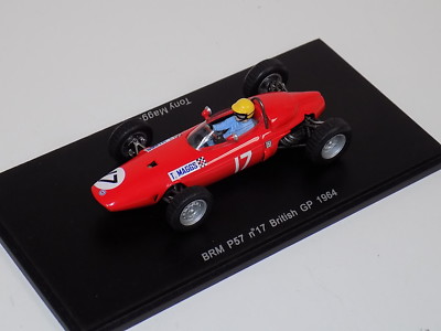 Miniature Spark 1/43 BRM P57 #17 - Tony Maggs - GP Angleterre Brands Hatch 1964 - Résine