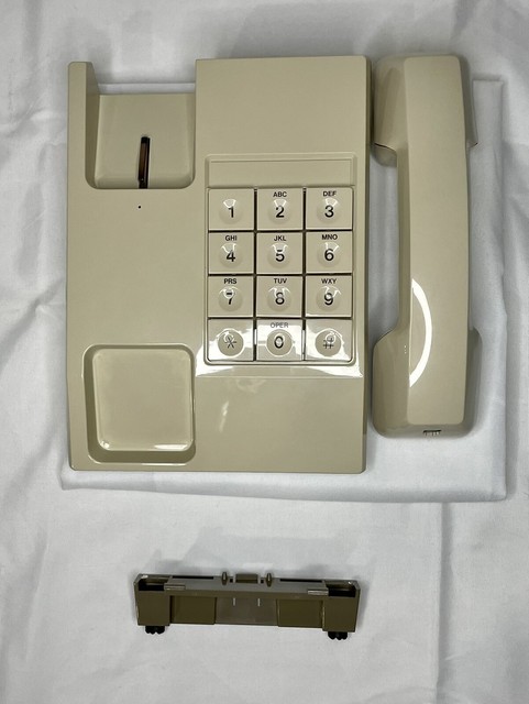 Vintage ITT Telephone Beige Push Button Wall Mount Table Phone - NEW! Vintage ITT Telephone Beige Push Button Wall Mount Table Phone - NEW!