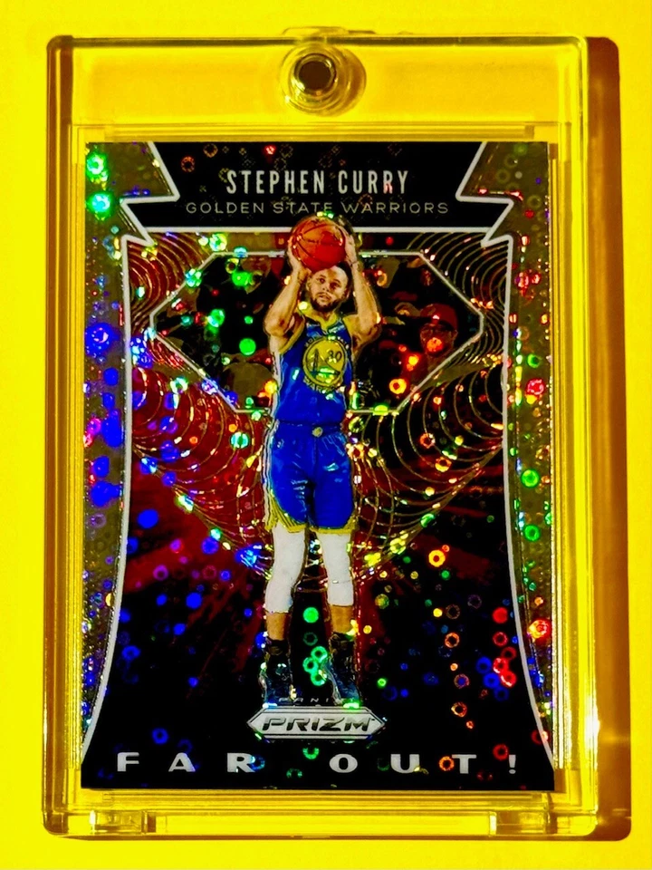 Stephen Curry RARO REFRACTOR DISCO PLATEADO FAR OUT SP PANINI PRIZM INSERTO - ¡COMO NUEVO! Foto 3 de 4