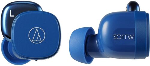 Audio-Technica Wireless Earphone / IPX4 Waterproof / Blue ATH-SQ1TW BL NEW