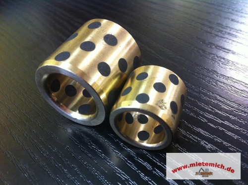 2 Stück Gleitlager 16x20x30mm - Lagerstahl Buchsen Für Maschinenbau
