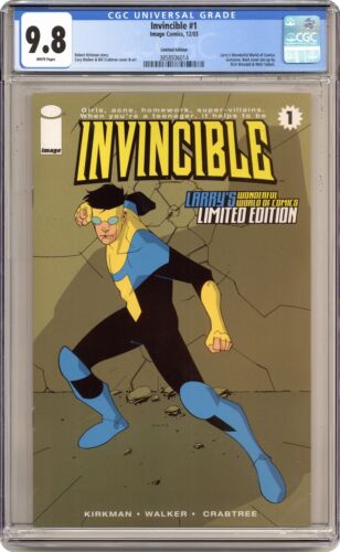 Invincible #1 Limited Edition Variant CGC 9.8 2003 3858936014 - Afbeelding 1 van 2