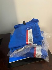 NEW LOT OF 6 KIDS UNISEX SIZE S 6-8 GILDAN HEAVY COTTON SHORT SLEEVE WHITE tees