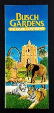 1983 Busch Gardens The Dark Continent Tampa Florida Theme Park Travel Brochure