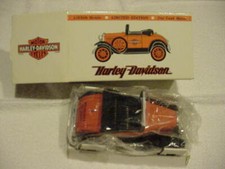 Harley Davidson 1/25 scale die cast 1929 Model A Ford 1st in series car bank