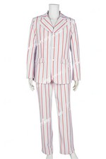 The Beatles Cosplay Costume Ringo Starr Red Stripes Suit Coat Pants