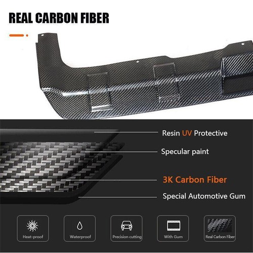 For Mercedes-Benz W463a W464 G63 2019+ Rear Bumper Diffuser Lip REAL CARBON - Picture 3 of 15