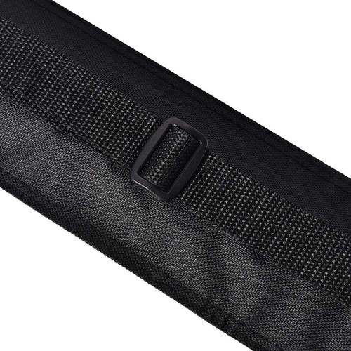 Black Billiard Pool Cue Stick Carrying Case Bag for 1/2 Billiard Cue Stick - Picture 4 of 7