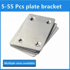 5-55PC Metal Flat Straight Mending Plates Fixing Corner Brace for Wood Furniture