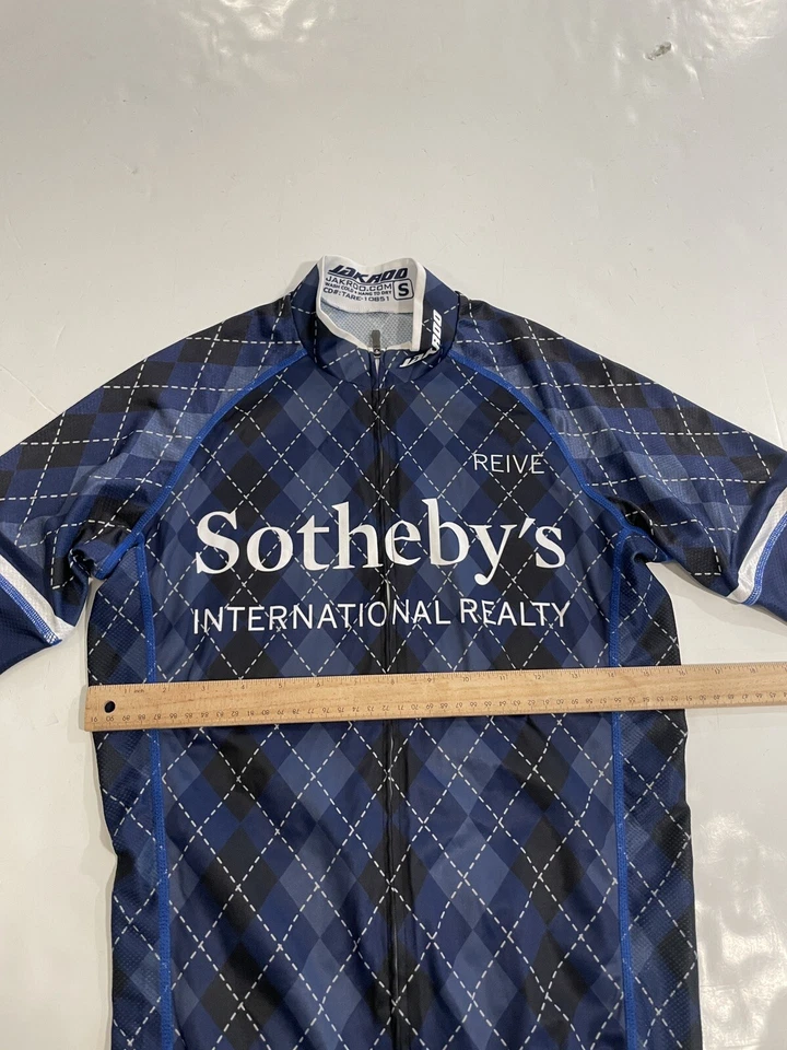 Camiseta masculina pequena Jakroo Sotheby's International Realty Racing Team ciclismo - Imagem 3 de 4
