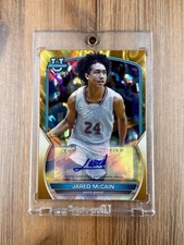 Jared McCain- 2022 Bowman U Chrome-Gold Lava Autograph /50